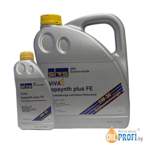 SRS ViVA 1 topsynth plus FE 5W-30 5л (4л+1л)