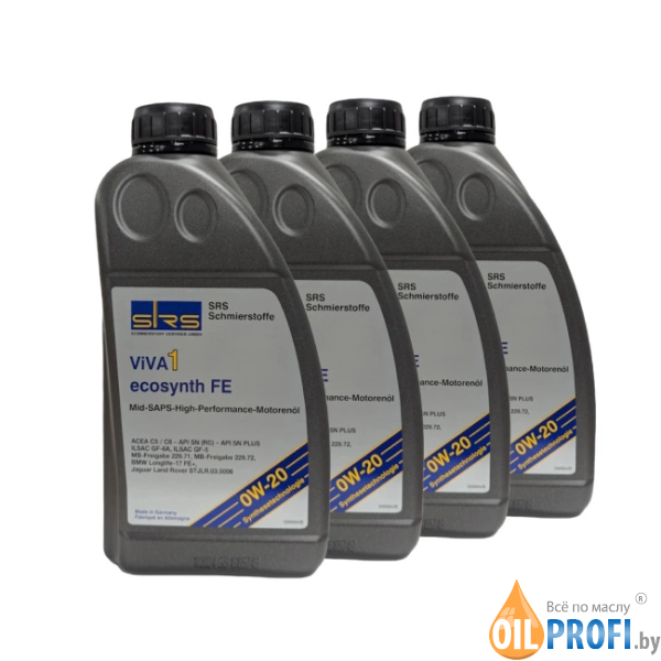 SRS Viva 1 ecosynth FE 0W-20 4л (4х1л)