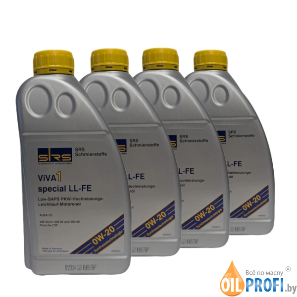 SRS Viva 1 special LL-FE 0W-20 1л (4х1л)