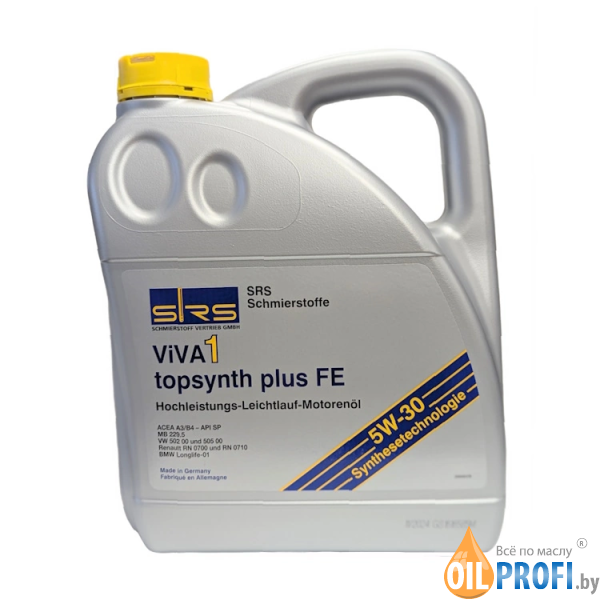 SRS ViVA 1 topsynth plus FE 5W-30 4л